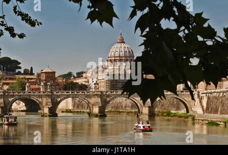 Die St. Peters Basilika, Rom, Italien Stockfoto