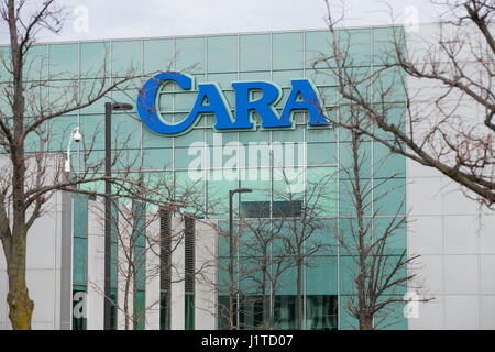 Ein Logo Zeichen außerhalb der Hauptsitz der Cara Operations Ltd. in Vaughan, Ontario, Kanada, am 16. April 2017. Stockfoto