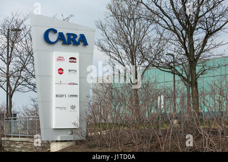 Ein Logo Zeichen außerhalb der Hauptsitz der Cara Operations Ltd. in Vaughan, Ontario, Kanada, am 16. April 2017. Stockfoto