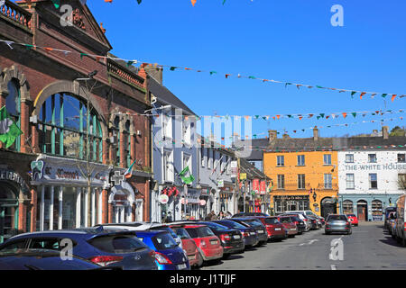 Historische Gebäude, Pearse Street, Kinsale, County Cork, Irland, Republik Irland Stockfoto