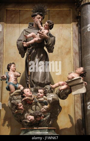 Iglesia del Sacramento (Kirche des Sakraments), Madrid, Spanien. Sitz des militärischen Erzbischof von Spanien. 17. Jahrhundert erbaut wurde. Stockfoto