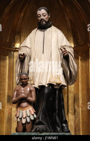 Iglesia del Sacramento (Kirche des Sakraments), Madrid, Spanien. Sitz des militärischen Erzbischof von Spanien. 17. Jahrhundert erbaut wurde. Stockfoto