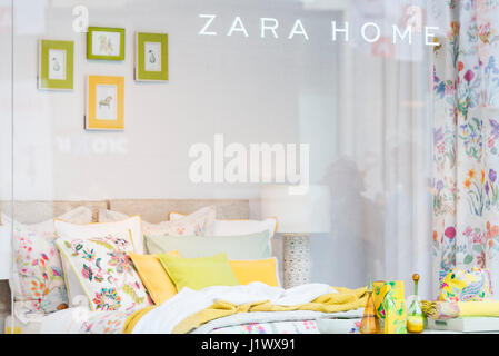 Zara Home Store an der Meir in Antwerpen Stockfoto