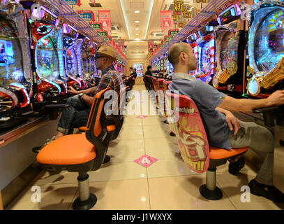 Pachinko Salon, Tokyo, Japan Stockfoto