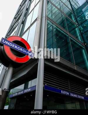 Euston Square station Stockfoto