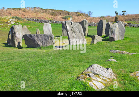 DROMBEG Steinkreis, County Cork, Irland, Republik Irland Stockfoto