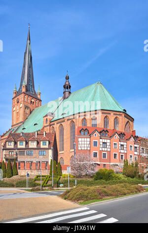 Kathedrale Basilica of St. James der Apostel in Stettin, Polen. Stockfoto