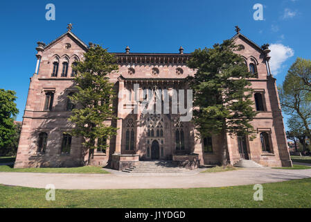 Palast von Sobrellano in Comillas, Kantabrien, Spanien. Stockfoto