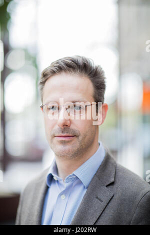 Köln, Deutschland. 23. April 2017. Marcus Pretzell, AfD Vorsitzender in North Rhine-Westphalia, fotografiert in der Partei national Convention im Maritim Hotel in Köln, 23. April 2017. Foto: Rolf Vennenbernd/Dpa/Alamy Live News Stockfoto