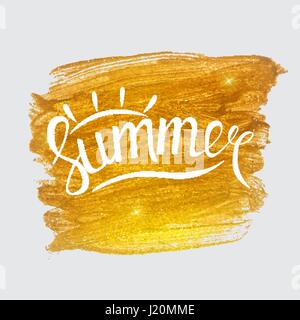 Hallo Sommer natürlichen Hintergrund Vektor-Illustration Stock Vektor