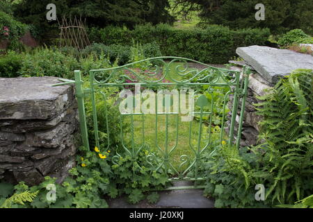 Beatrix Potter Haus und Garten See Hawkshead nahe Sawrey Distrikt Cumbria, England Stockfoto