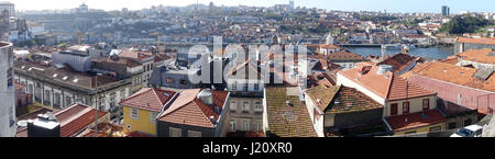 Panorama von Porto Portugal Stockfoto
