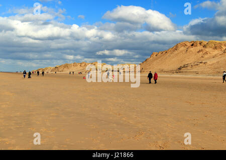 Formby Punkt, Sefton Küste, Merseyside, Nordwest England, UK Stockfoto