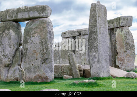 Detail Bilder von Stonehenge Stockfoto