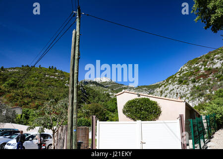 Wandern rund um Garlaban bei Marseille (Abreise) Stockfoto