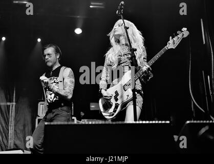 Las Vegas Nevada, 22. April 2017 - Eagles of Death Metal, Tag2 in Las Rageous in der Downtown Event Center (DLVEC) in Las Vegas Nevada - Bildnachweis: Ken Howard/Alamy. Stockfoto