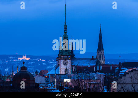 Panorama von Olomouc. Olomouc, Olomouc Region, Tschechische Republik. Stockfoto