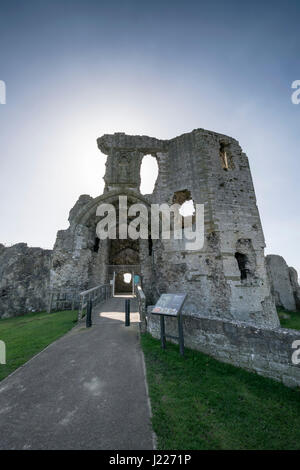 Denbigh Castle in Nordwales uk Stockfoto