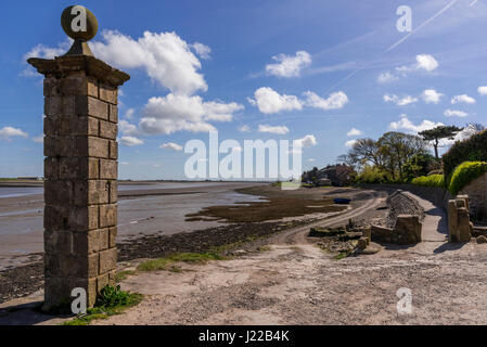 Sunderland-Punkt an der Mündung des Flusses Lune in der Nähe von Lancaster. Stockfoto