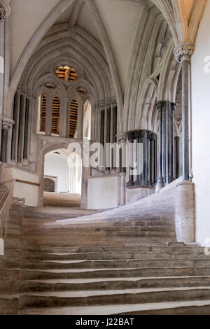 Brunnen-Kathedrale in Somerset Stockfoto