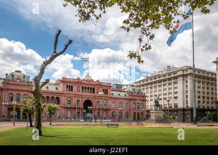 Casa Rosada (Rosa Haus), argentinische Präsidentenpalast - Buenos Aires, Argentinien Stockfoto