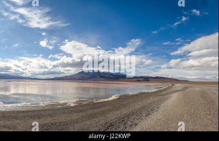 Laguna Colorada (rote Lagune) Bolivean Altiplano - Abteilung Potosi, Bolivien Stockfoto