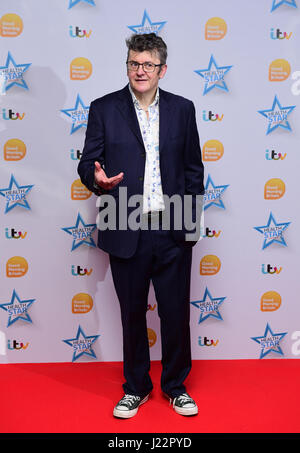 Joe Pasquale Teilnahme an Gutenmorgen Großbritannien Gesundheit Star Awards, die im Rosewood Hotel in London. PRESSEVERBAND Foto. Bild Datum: Montag, 24. April 2017. Bildnachweis sollte lauten: Ian West/PA Wire Stockfoto