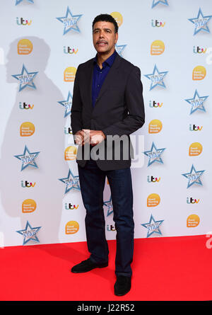 Chris Kamara Teilnahme an Gutenmorgen Großbritannien Gesundheit Star Awards, die im Rosewood Hotel in London. PRESSEVERBAND Foto. Bild Datum: Montag, 24. April 2017. Bildnachweis sollte lauten: Ian West/PA Wire Stockfoto