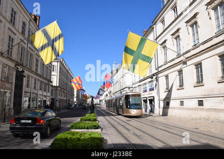 Straßenbahn, Orleans, Loiretal, Frankreich Stockfoto