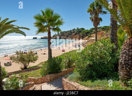 Portugal, Algarve, Albufeira, Praia de Santa Eulalia Stockfoto