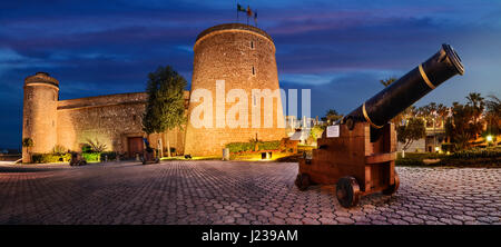 Schloss von Santa Ana, Roquetas de Mar, Almeria Stockfoto