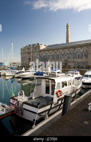 Royal William Yard Marina, Plymouth, Devon, UK Stockfoto