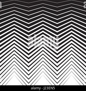 Halbton Zick-Zack Muster Hintergrund. Vektor-Zick-Zack Textur retro. Abstrakte geometrische Linien Hintergrund. Schwarz / weiß Stock Vektor