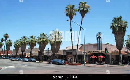 Die Innenstadt von Palm Springs, Riverside County, California, USA Stockfoto