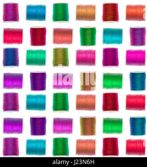 Thread-Multicolor Stockfoto