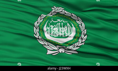 Closeup Arabische Liga Flagge Stockfoto