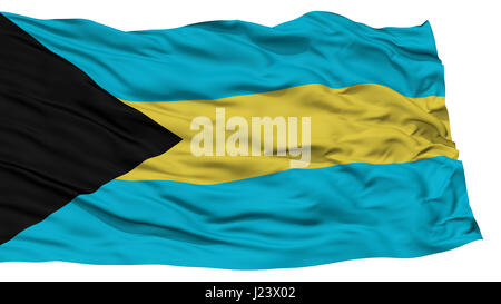 Isolierte Bahamas Flagge Stockfoto