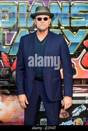 Michael Rooker Teilnahme an der Europäischen Premiere of Guardians der Galaxie Vol. 2 statt auf der Eventim Apollo, London. PRESSEVERBAND Foto. Bild Datum: Montag, 24. April 2017. Vgl. PA Geschichte SHOWBIZ Galaxy. Bildnachweis sollte lauten: Ian West/PA Wire Stockfoto