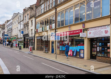 Gold-Straße in Northampton, England, Vereinigtes Königreich UK Stockfoto