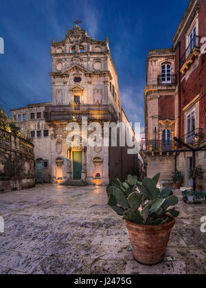 Kirche von Santa Lucia, Piazza del Duomo, Ortygia, Syrakus, Sizilien Stockfoto