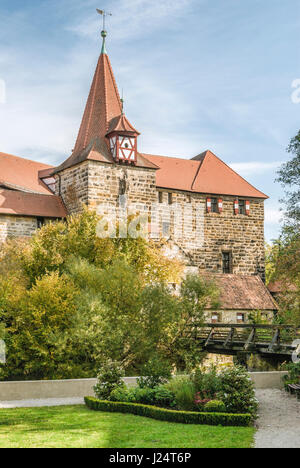 Schloss Lauf (Wenzelsschloss) in Lauf an der Pegnitz bei Nürnberg Stockfoto