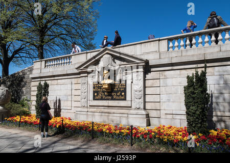 John Purroy Mitchell Denkmal, Central Park, New York Stockfoto