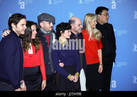 Berlin, Deutschland, 5. Februar, 2015: Internationale Jury der Berlinale bei Photocall. Stockfoto