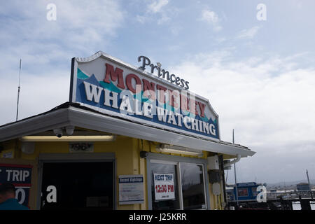 Alten Fishermans Wharf, Monterey, Kalifornien Stockfoto