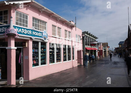 Alten Fishermans Wharf, Monterey, Kalifornien Stockfoto