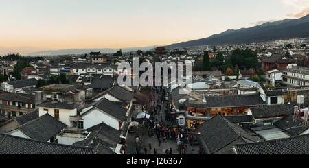 DALI, CHINA - 5 Dez.: Streetview auf 5. Dezember 2014 in Dali, China. DALI ist die alte Hauptstadt von Nanzhao 8-9. Jahrhunderten und Königreich von Dali und Stockfoto