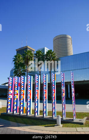 TAMPA, FLORIDA/USA - 6. Dezember 2003: Tampa Skyline Gebäude des Central Business District. Stockfoto