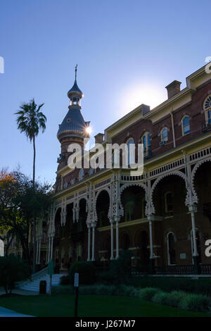 Maurische Architektur der University of Tampa, Florida Stockfoto