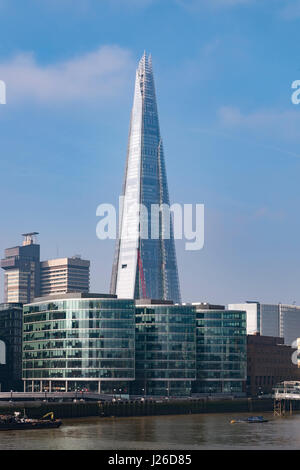 The Shard, von Renzo Piano entworfen, in London, Vereinigtes Königreich, Europa Stockfoto