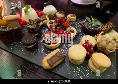 Gourmet desserts Buffet Stockfoto